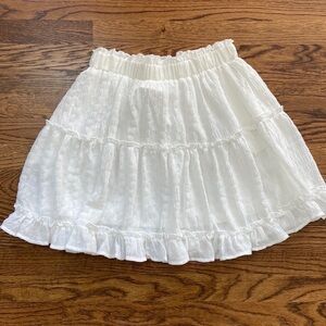 &Merci White Mini Skirt Medium NWT Coastal, Beach Pics, Festival Vacation Casual